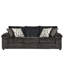 Ensemble de canapé, causeuse et fauteuil moelleux en velours côtelé Oliwier-1382529734