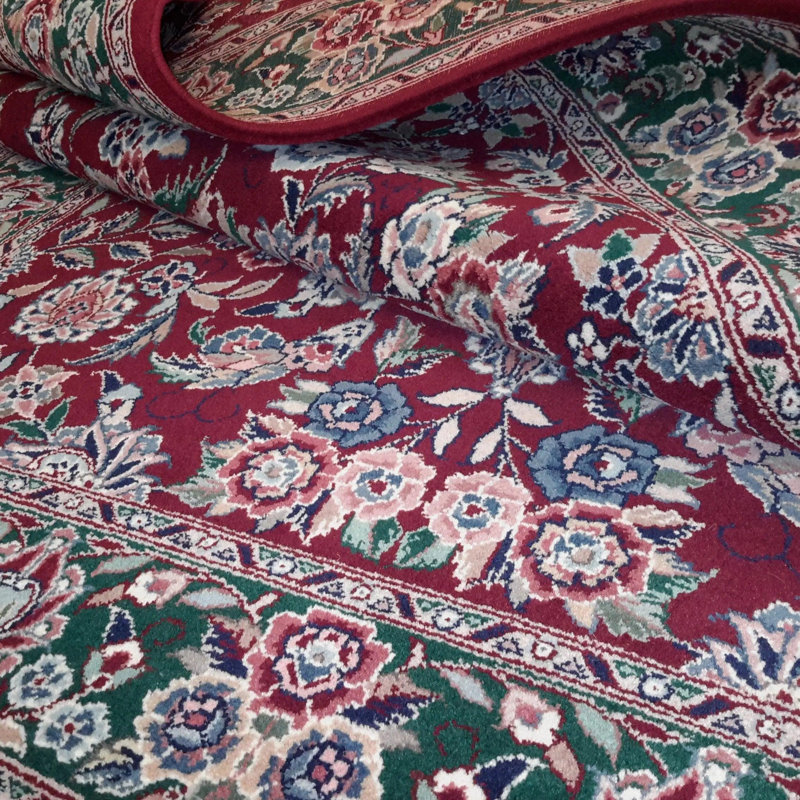 Canvello Hand Made Formal All Over Sino Tabriz Rug - 4'0'' X 6'0''