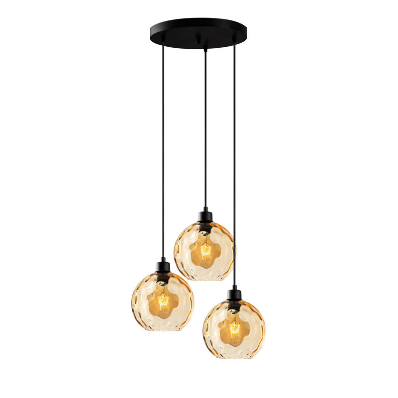 Sheen Chandelier, Yellow, Black