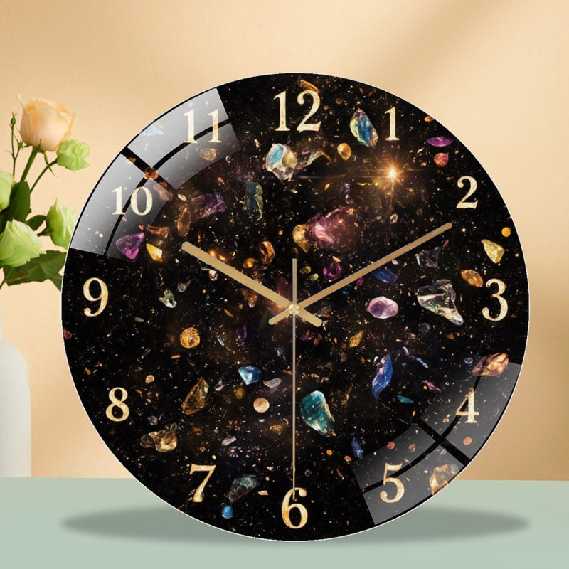 Horloge murale en cristal Galaxy