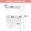 68 in. H x 47 in. W Utility Cart