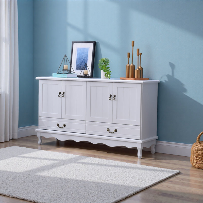Armoire de rangement multifonctionnelle à grande capacité, Noyer foncé