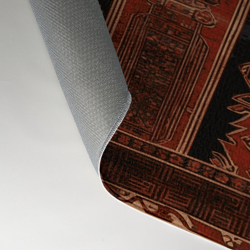 Tapis intérieur et extérieur ArtDeco, Rectangle 5 pi x 7 pi