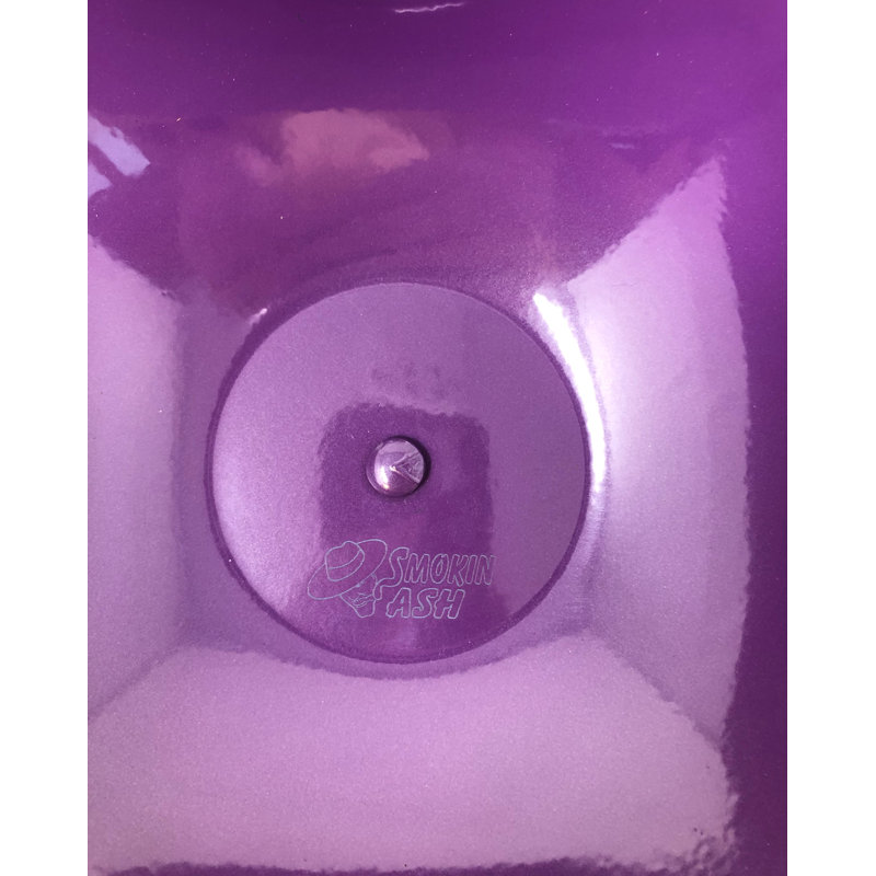 Cendrier quadrilatère «Smokin Ash», Mauve