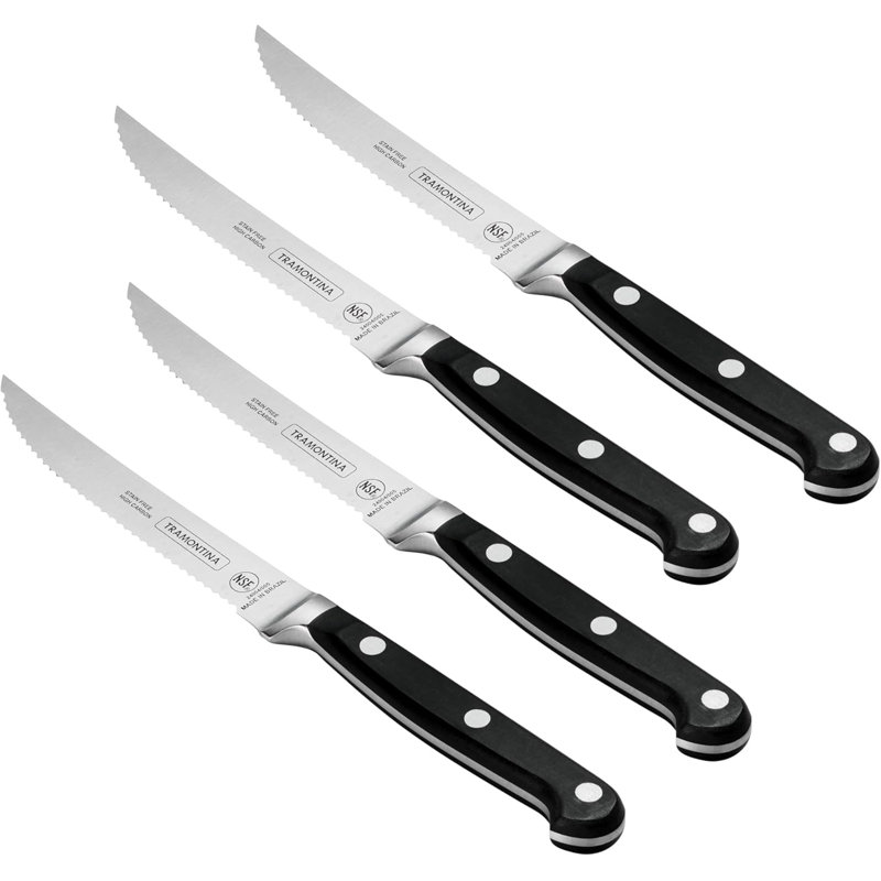 Ensemble de couteaux à steak 4 pièces forgés 5 pouces