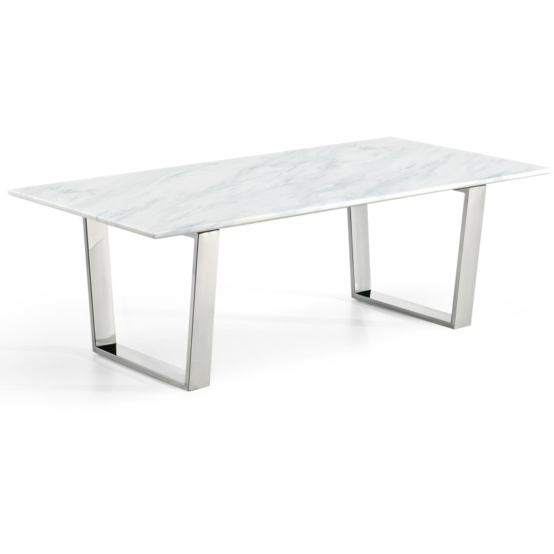 Table basse Cameron Honeoye, Argent argent