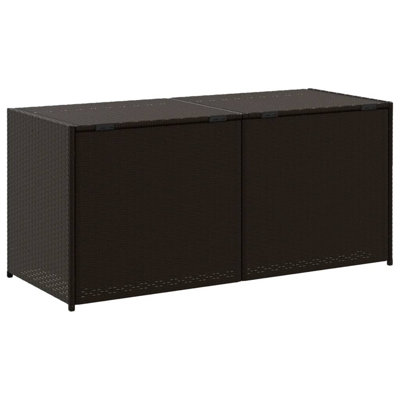 Water Resistant Poly Rattan Deck Box