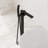 Tub Faucet, Matte Black Design, High - Grade Lead Brass, Smooth Dual Temperature Adjustment, 360° Rotating Spout For Flexible Watering Bathroom Black, Solid Brass Build, Precision Control, Horizontal-119036845