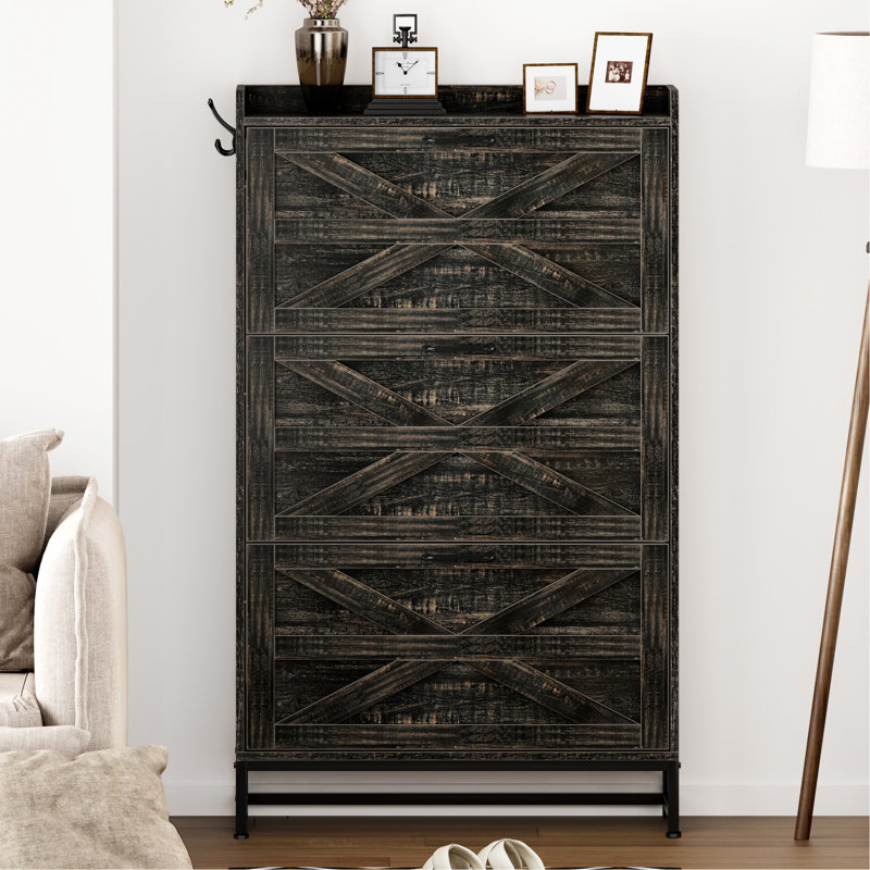 Armoire à chaussures, armoire à chaussures d'entrée de maison, armoire de rangement pour balcon d'entrée, étagère à chaussures de grande capacité