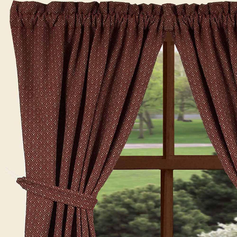 Parramatta Cotton Room Darkening Curtain Pair, 86" W x 84" L