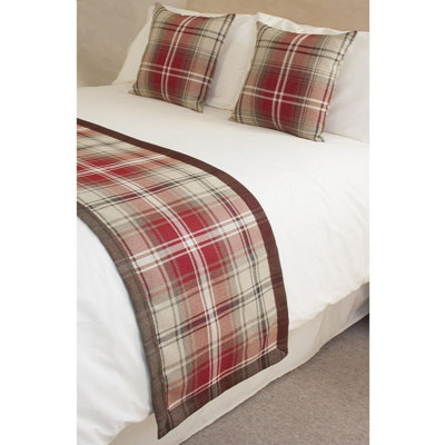Griffith Plaid Square Cushion