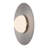 Nial 10-in Gray/Gold Dimmable LED Semi-Flush Mount
