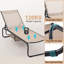 Chaise longue d'extérieur en polyrésine-118316412