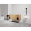Meuble-lavabo mural de 48 po (47-1 / 16 po), charnière de porte à fermeture en douceur et support de rangement ouvert, CVB07348IMOX (meuble-lavabo seulement, sans le lavabo)