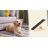 Tucker Murphy Pet™ Dog Ramp For Bed Couch, Foldable Pet Ramp Height Adjustable 4 Levels From 14.75" To 24.5" For Cats And Small Dogs With Non-Slip Carpeted Surface, Natural