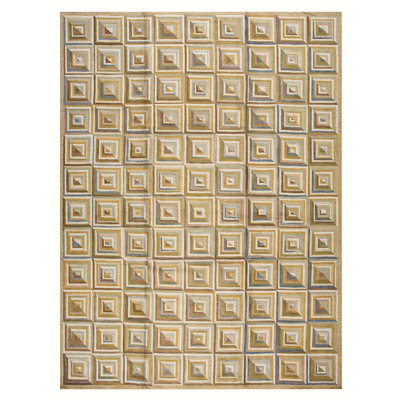 American Hooked Area Rug 6' x 9'