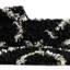 Tapis à poils longs noir et blanc Foundry Select-4746956
