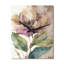 Pivoine en couleurs rétro rétro II - horloge murale florale rétro-401894256