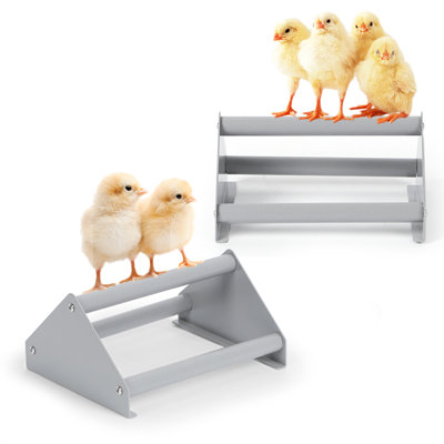 Ensemble de 2 petites perchoirs en bois pour perchoirs