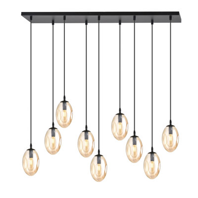 Englewood 9 - Light Black Pendant