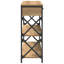 Console en bois d'ingénierie et acier 100 x 28 x 75 cm-842407271
