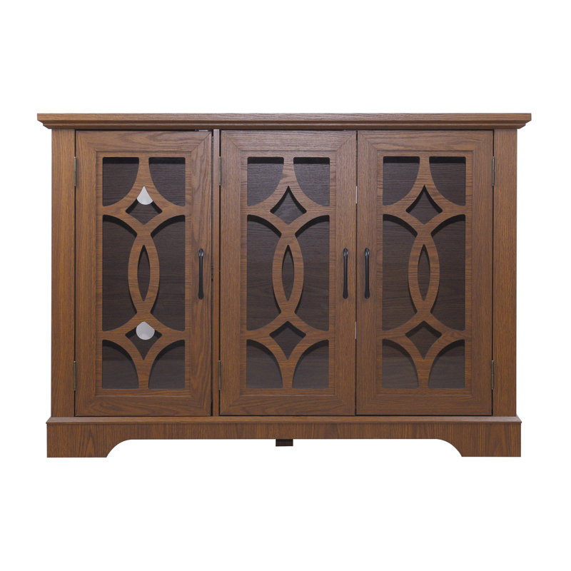 Buffet 49 "avec tablette réglable, Chêne foncé