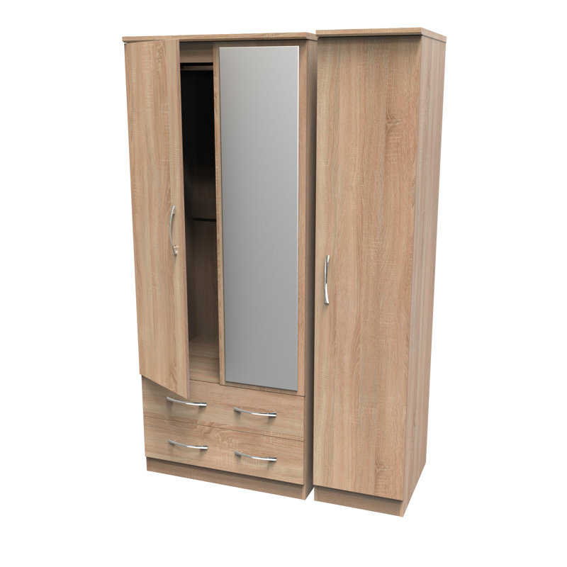 Dekyn Manufactured Wood Wardrobe, Bardolino Oak