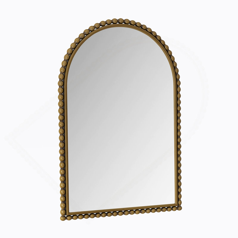 Miroir de salle de bain en fer Iron Arch, Brun