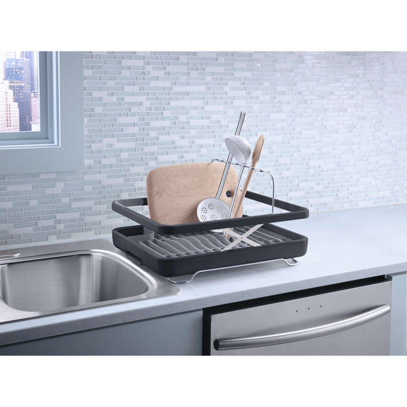 Égouttoir à vaisselle en acier inoxydable Bryant, Anthracite