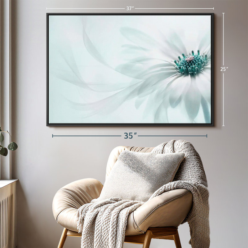 Impression sur toile translucide Cape Daisy, H 25 po x l 37 po
