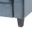 Annandale Somptous 3 canapé modulaire en velours - bleu gris, coussins, détachable, pour le salon et la chambre à coucher-121160166-121160167-121160165