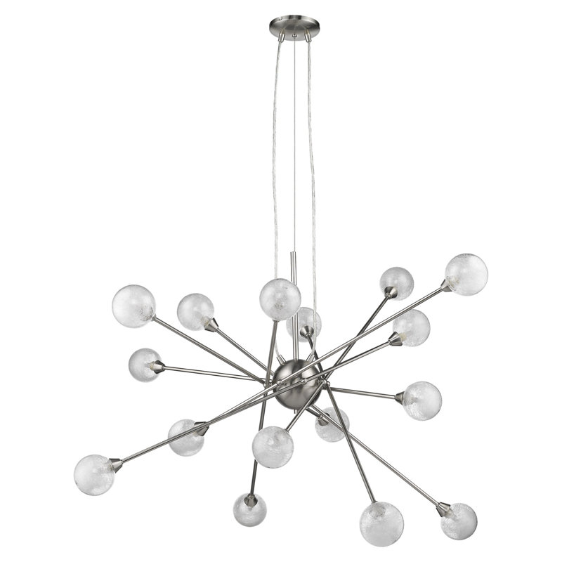 Luminaire suspendu géométrique moderne à plusieurs lumières