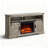 Farmhouse Fireplace Tv Stand For Tvs Up To 70'', Wood Entertainment Center With Electric Fireplace & Timer-972408283