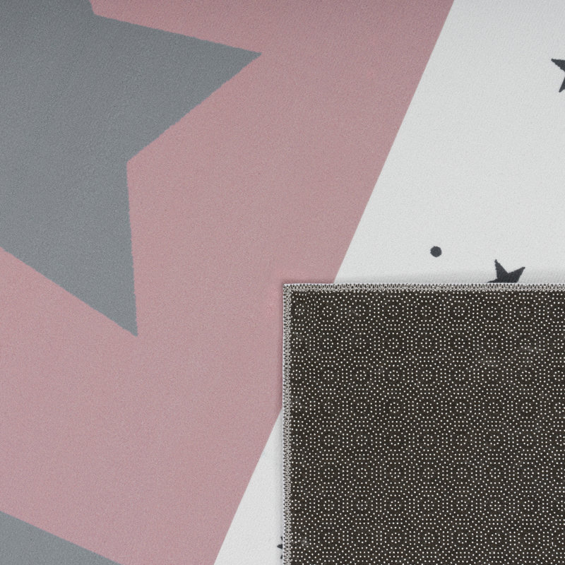Leal Dark Pink Rug, Rectangle 140 x 200cm