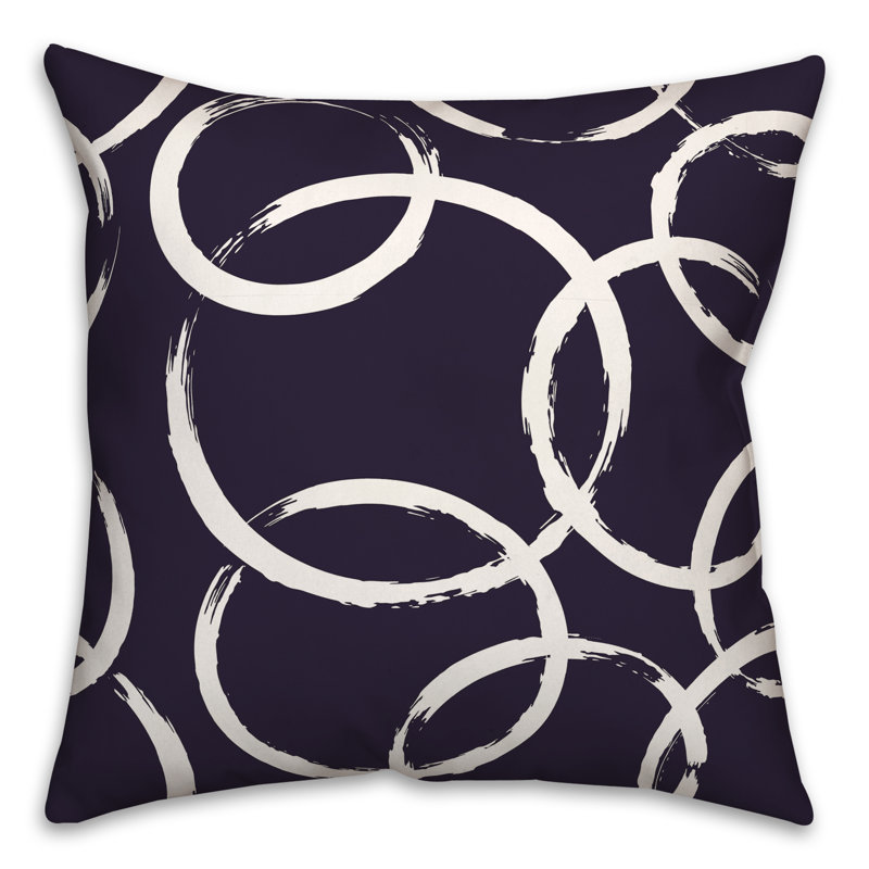 Coussin décoratif intérieur / extérieur, Bleu marine