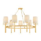 Bridgeton Chandelier in Aged Brass