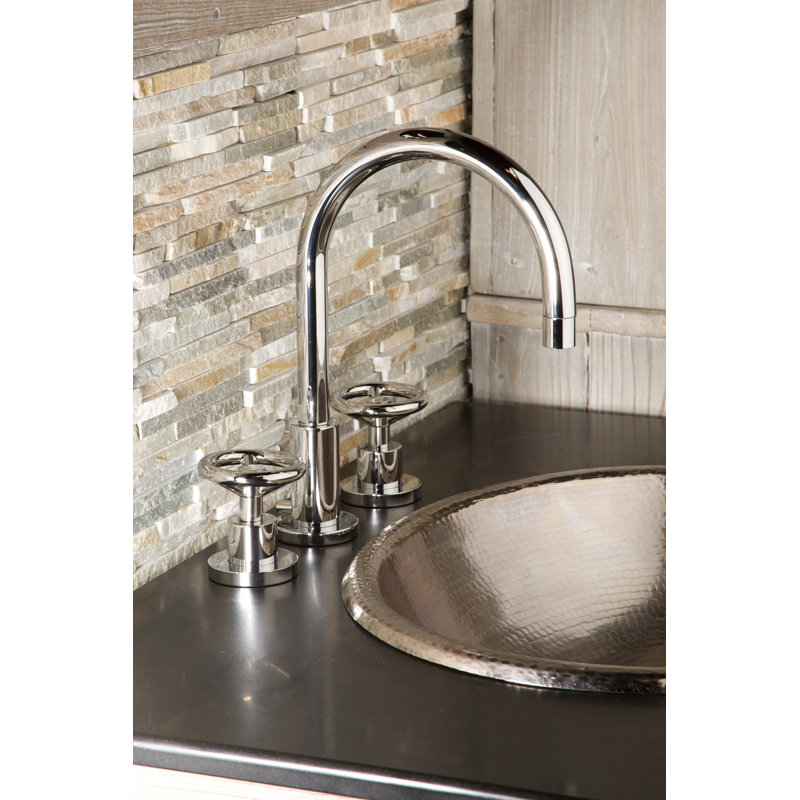 Slater Widespread Bathroom Faucet with Drain Assembly, Venetian Bronze