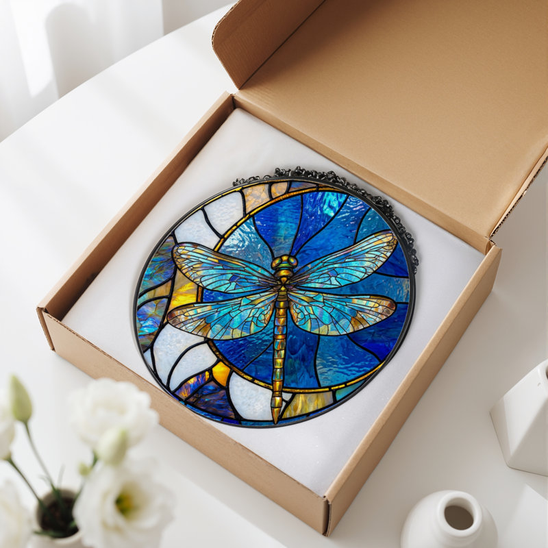 Panneau de vitrail 12 "H, 12" H x 12" W