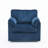 Comfortable Plush Corduroy Swivel Armchair for Various Rooms-682755035