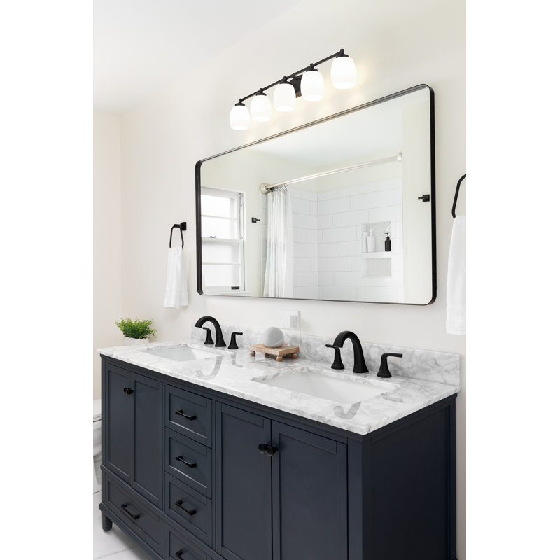 Fenella 5 Light Vanity, Matte Black