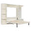 Grand lit escamotable avec rangement escamotable et pieds escamotables-144819829