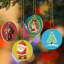 Paquet de 30 ornements en acrylique transparent, disques ronds en acrylique de 3 pouces, ornements suspendus pour arbre de Noël