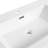 48" Resin Bathroom Sink, Glossy White Surface, 46.26 In. Depth, 19.16 Width, 7.13 Height, Stable & Fashion-Forward Gloss Deep, Classy Look
