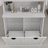 Tall Bathroom Cabinet With Two-Compartment Tilt-Out Dirty Laundry Basket - 2 Adjustable Shelves-545055349