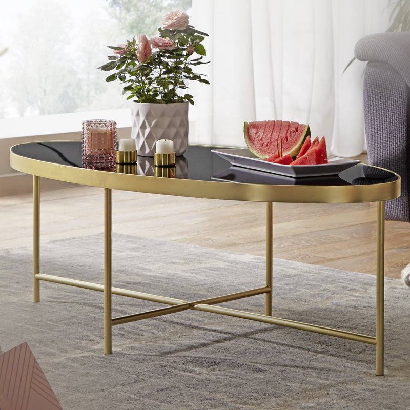 Adelia Frame Coffee Table, Gold