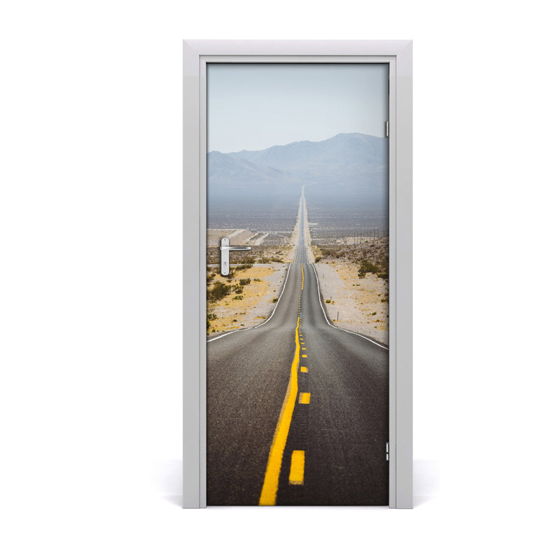 View Road Door Decal