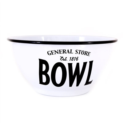 Happy Larry Spotts Iron Serving Bowl