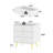 Modern Nightstand With White Finish