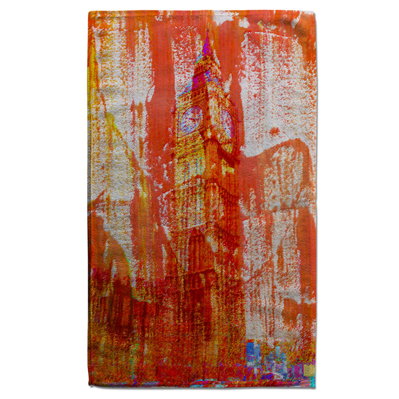 Franklyn Midweight Bath Towel, Orange