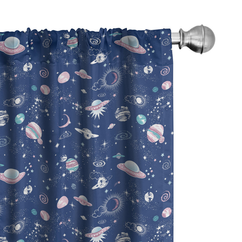 Rideaux 4 panneaux East Urban Home, L 56 po x L 95 po